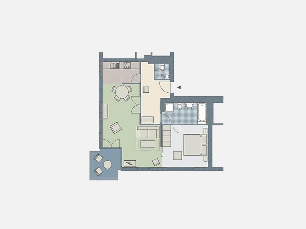 Kaiservillen Heringsdorf - Ferienwohnung Mit 1 Schlafzimmer Und Balkon D232 ภายนอก รูปภาพ